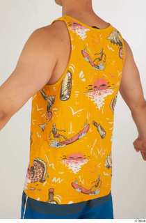 Lan dressed sports upper body yellow printed tank top 0004.jpg